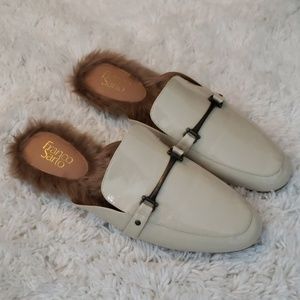NWOT Franco Sarto Cream Loafers